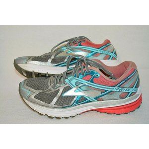 Brooks Ravenna 7 Women’s Running Shoes Sneakers Gray Aqua sz 6.5 D  Run Happy